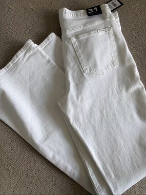 Joe's Jeans White High Rise Flare Women's Jeans
